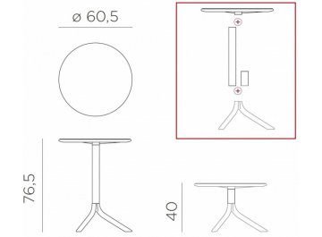 Пластиковый стол 003/4005816000