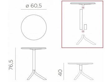 Пластиковый стол 003/4005875000