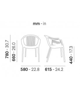 Пластиковый стул 015/306SA