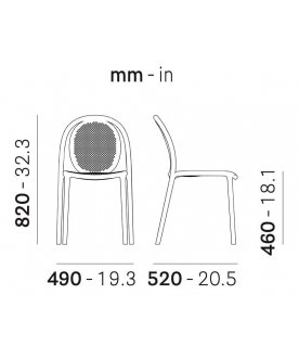 Пластиковый стул 015/3730NE