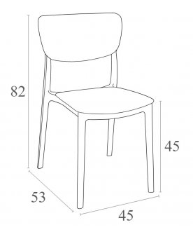 Пластиковый стул 234/127-8049