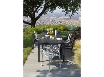 Стул пластиковый Doga Bistrot антрацит