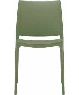 Стул пластиковый Maya оливковый