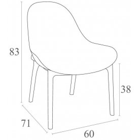 Пластиковый стул Sky
