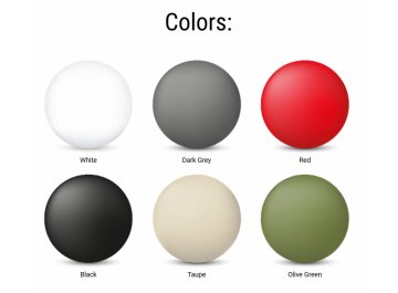 Стул пластиковый Monna красный