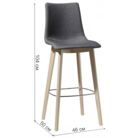 Пластиковый стул Natural Zebra Pop