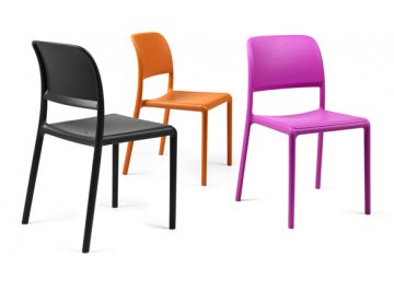 Стул пластиковый Riva Bistrot антрацит