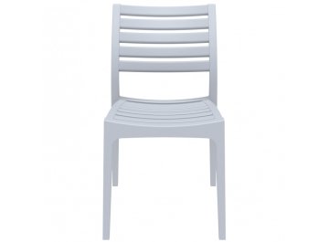 Стул пластиковый Ares серебристый