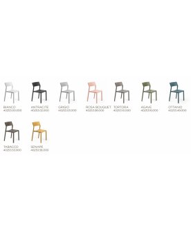 Стул пластиковый Trill Bistrot тортора