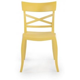 Стул пластиковый XSera-S желтый
