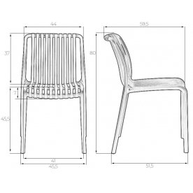 Пластиковый стул Walter