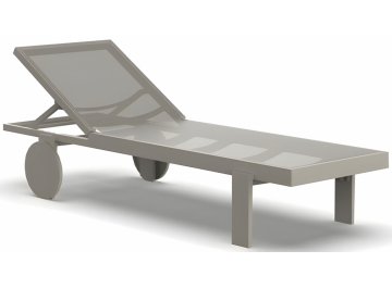 Лежак пластиковый Gatsby Basic тортора