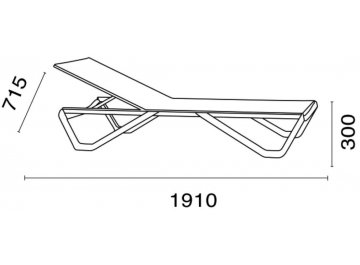 Шезлонг PP/wave01-50070