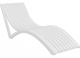 Шезлонг Slim белый