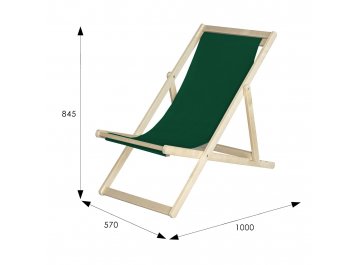 Шезлонг Массив