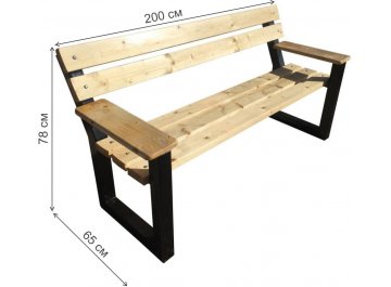 Скамейка Модерн 60 2 м