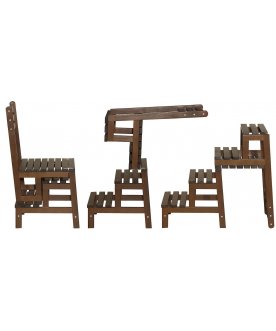 Деревянный стул-стремянка Массив