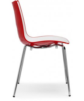 Пластиковый стул Zebra Bicolore 4 legs