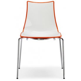 Пластиковый стул Zebra Bicolore 4 legs