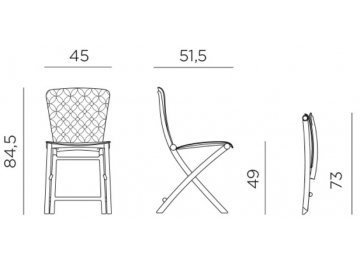 Складной стул Zac