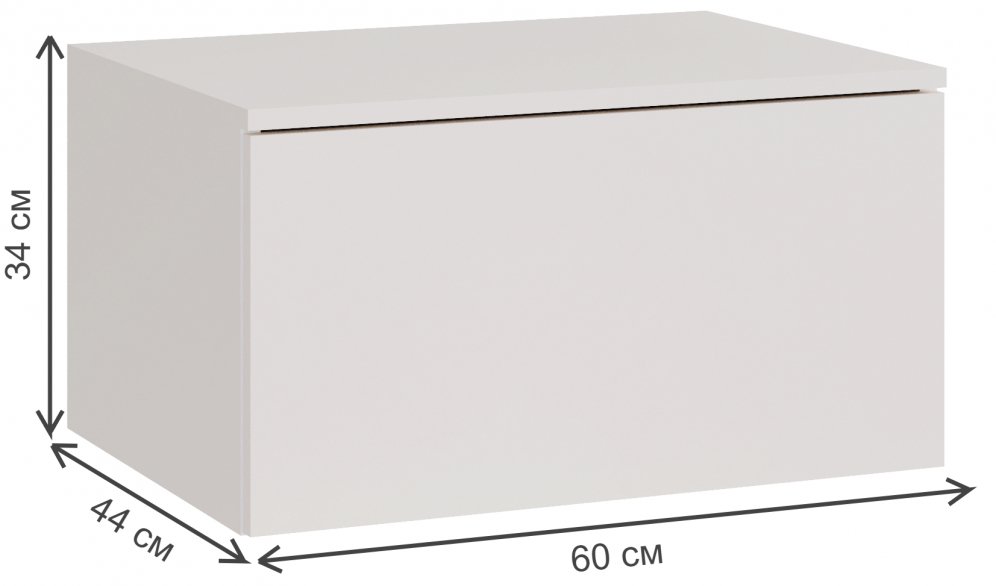 Навесной шкаф Роут 1 кашемир