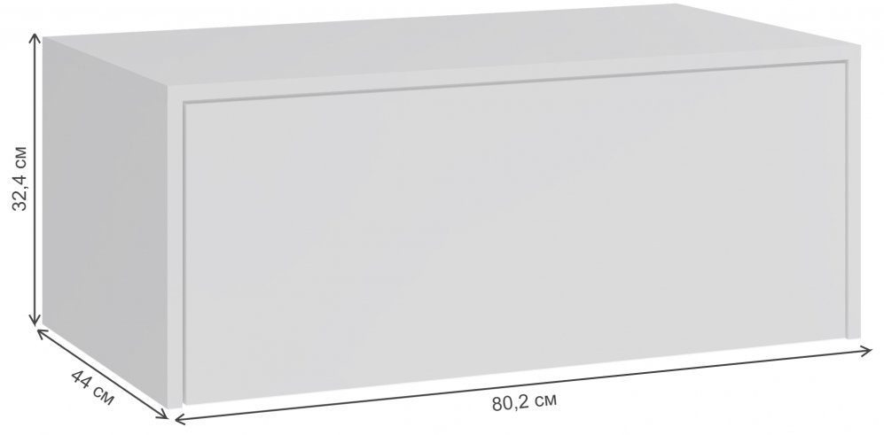 Навесной шкаф Роут 4 белый