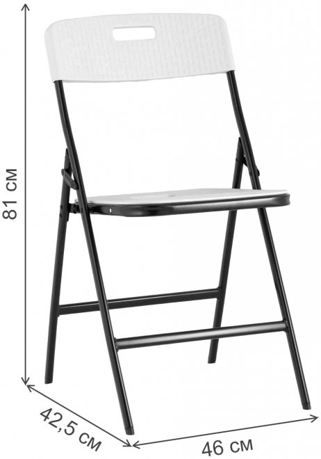 Складной стул Супер белый