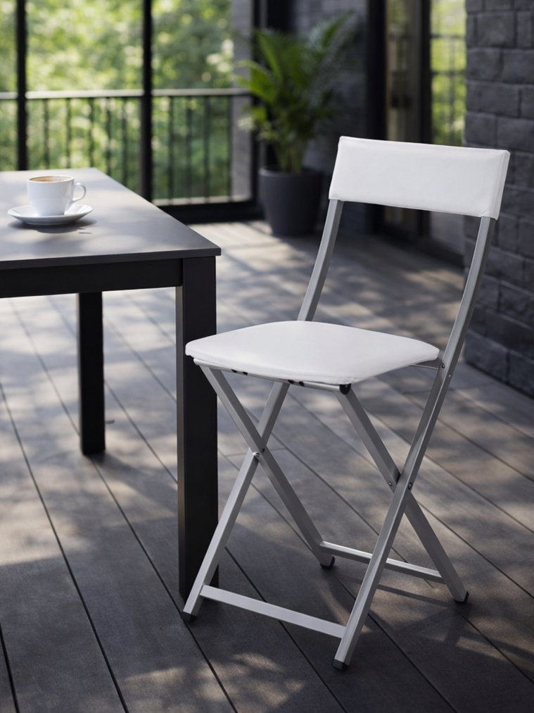 Стул на металлокаркасе Elevis белый полимер / светлый мусс