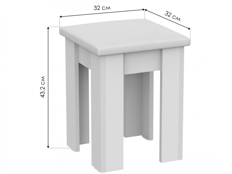 Табурет Марио дуб венге