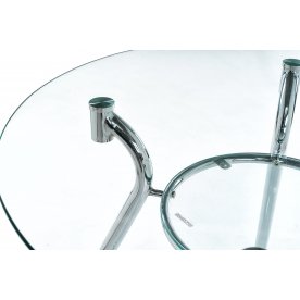 Стеклянный стол Kurt 90 - Уцененный экземпляр