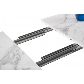 Стеклянный стол Эмма черная шагрень / черный - Уцененный экземпляр