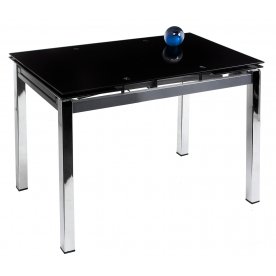 Стол раскладной Kvadro 110 черный - Уцененный экземпляр