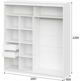 Шкаф-купе ШКП 3 20