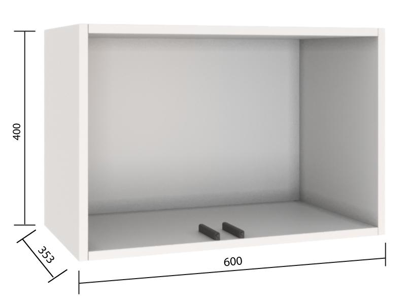 Шкаф навесной Бостон 60 белый