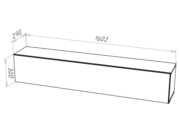 Шкаф навесной Лоук Т-5