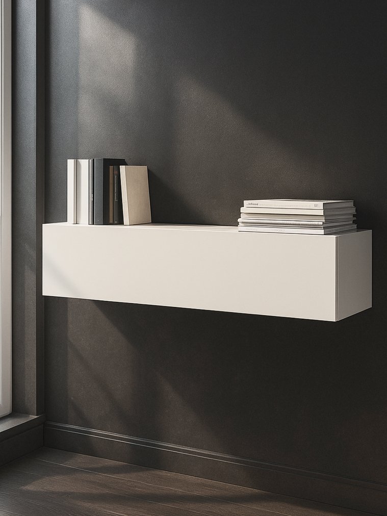 Шкаф навесной Модена белый