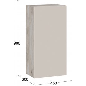 Шкаф навесной Порто ТД-393.03.27