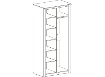 Шкаф двухдверный Элана