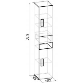 Шкаф Hyper 3 правый