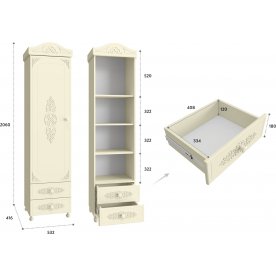 Шкаф Ассоль плюс АС-1