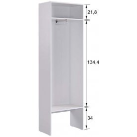 Шкаф Баско L600 К4 с полкой