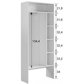 Шкаф Баско L800