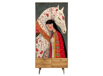 Шкаф распашной Бербер (Berber) BB16/Art13 разноцветный