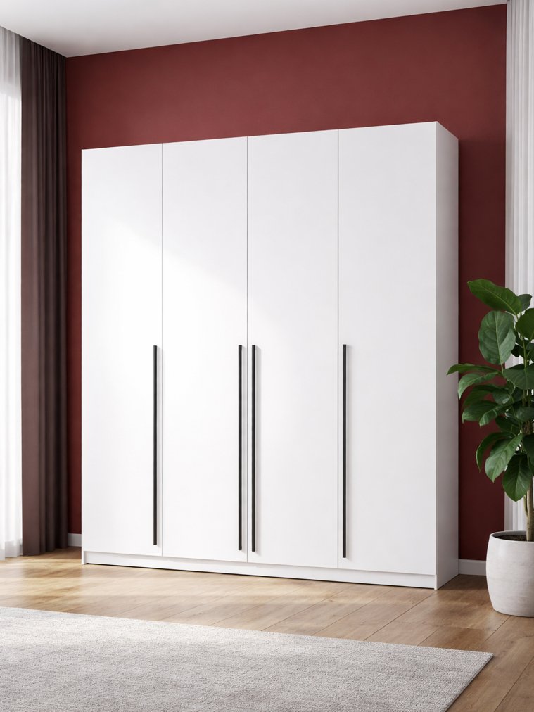 Шкаф Бирма ШК-2000 белое дерево / белое дерево