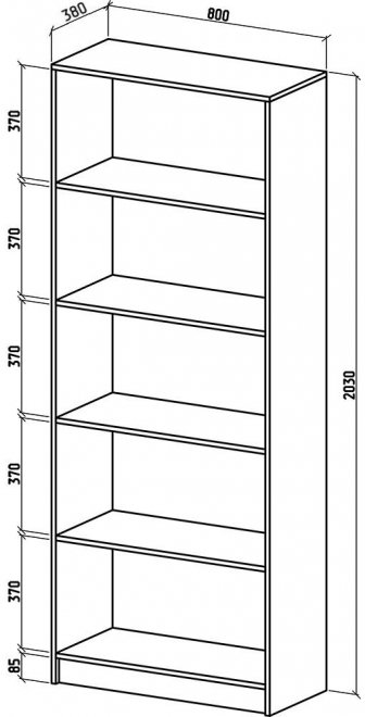 Шкаф Бостон-5 белый