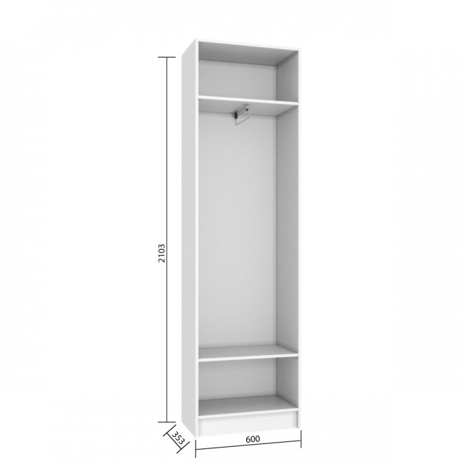 Шкаф Бостон 60 белый