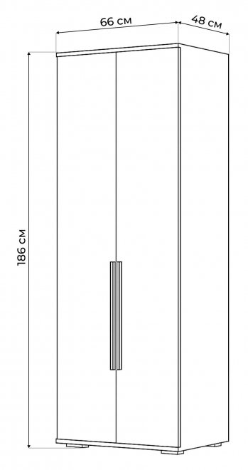 Шкаф Филеста 2-ств. белый