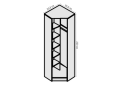 Шкаф Кэт-6 Кантри угловой бодега / сандал белый