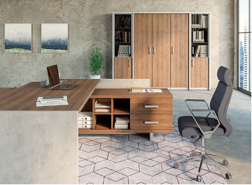 Шкаф для одежды Комплект №12 дуб чарльстон / бетон чикаго