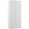 Шкаф Мадера Ш1800 ЛДСП белый - Уцененный экземпляр